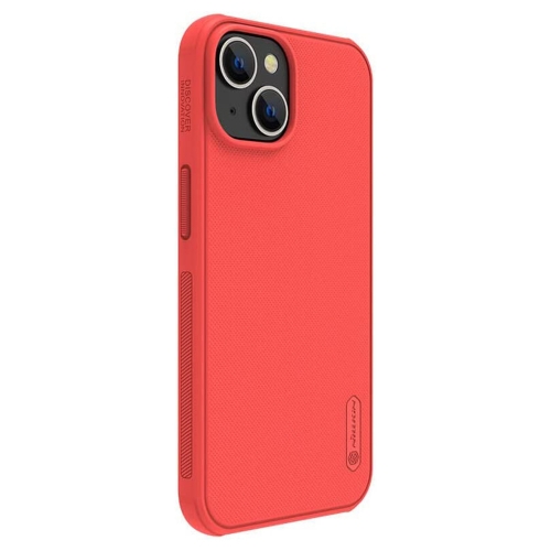Калъф Nillkin за iPhone 14, Super Frosted, 6902048248076, Червен