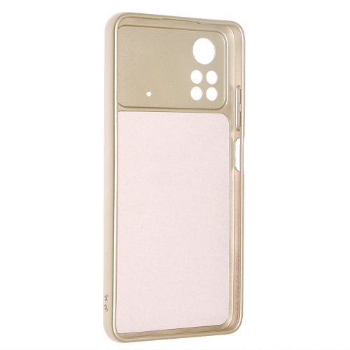 Силиконов калъф Metallic за Xiaomi Poco X4 Pro, Златист