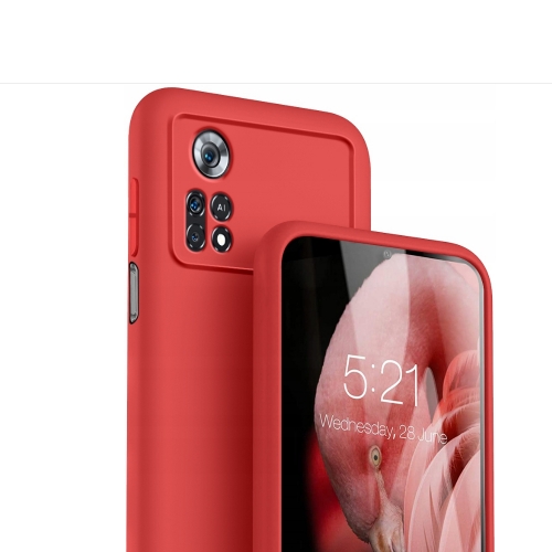 Силиконов калъф Silicone Lite за Xiaomi Poco X4 Pro 5G, червен