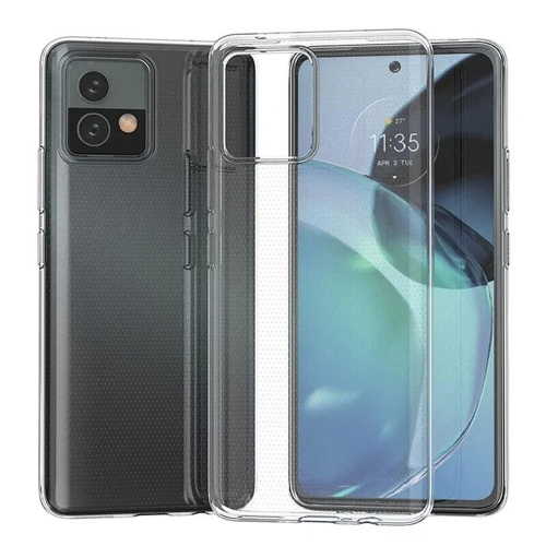 Силиконов калъф 1mm за Motorola Moto G72, прозрачен