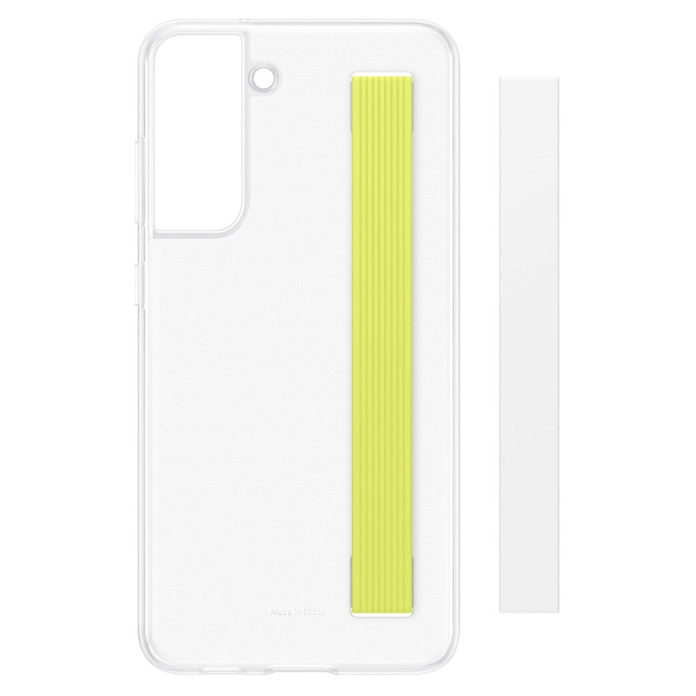 Калъф Samsung за Samsung Galaxy S21 FE , Clear Strap Cover, 8806092653252, Бял