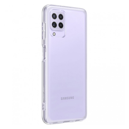 Калъф Samsung Soft Clear Cover за Samsung Galaxy A22 4G, EF-QA225TBE, Прозрачен