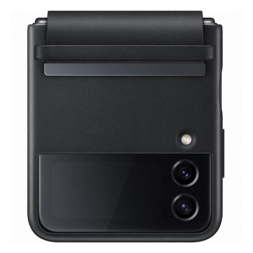 Калъф Samsung Leather Cover за Samsung Galaxy Z Flip 4, EF-VF721LBE
