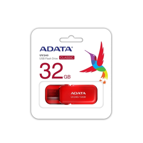 Флаш памет ADATA, 32GB, UV240, червен