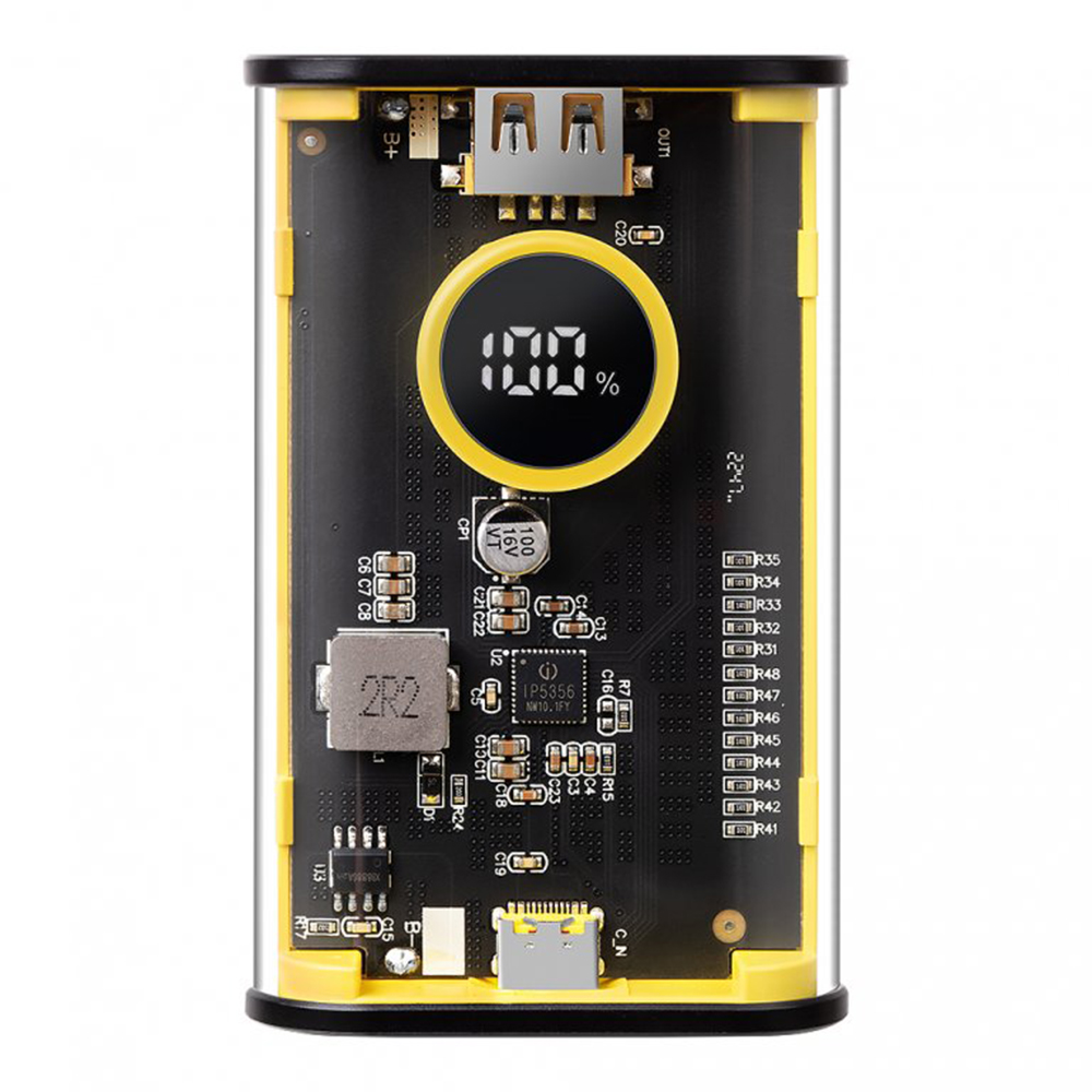 Външна Батерия Tactical C4 Explosive, 9600 mAh, жълт