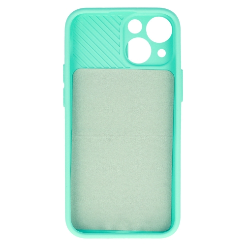 Силиконов калъф Camshield Soft за iPhone 14, Мента