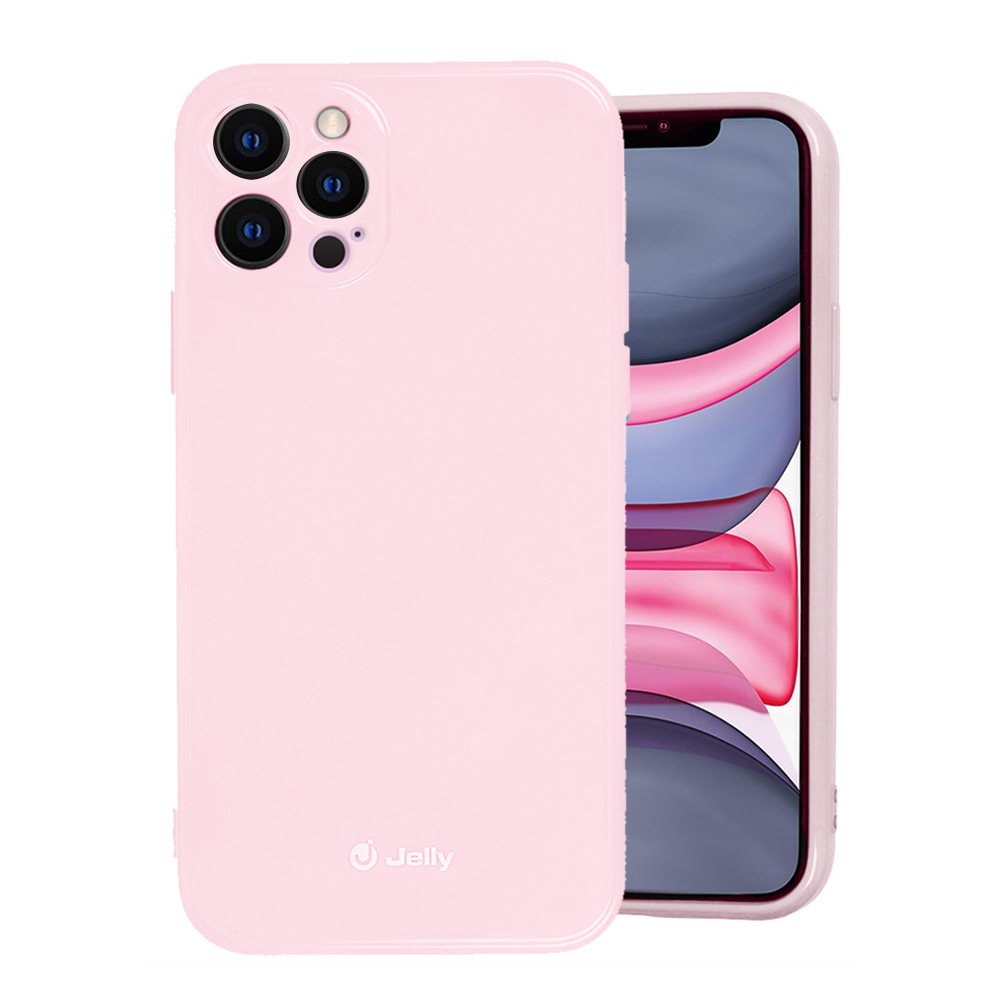 Силиконов калъф Jelly Case за iPhone 14 Pro, Светло розов