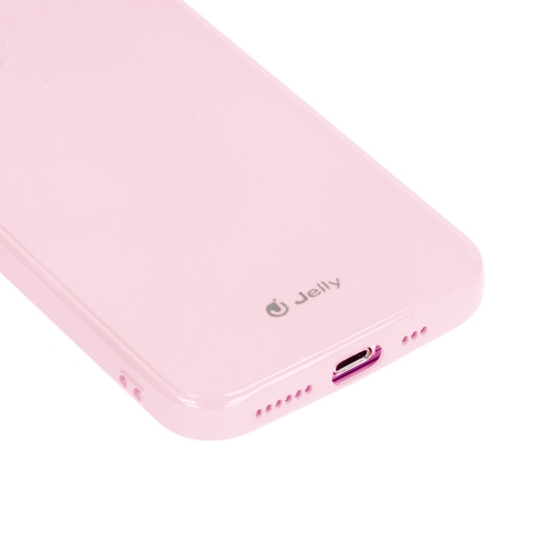 Силиконов калъф Jelly Case за iPhone 14 Pro, Светло розов
