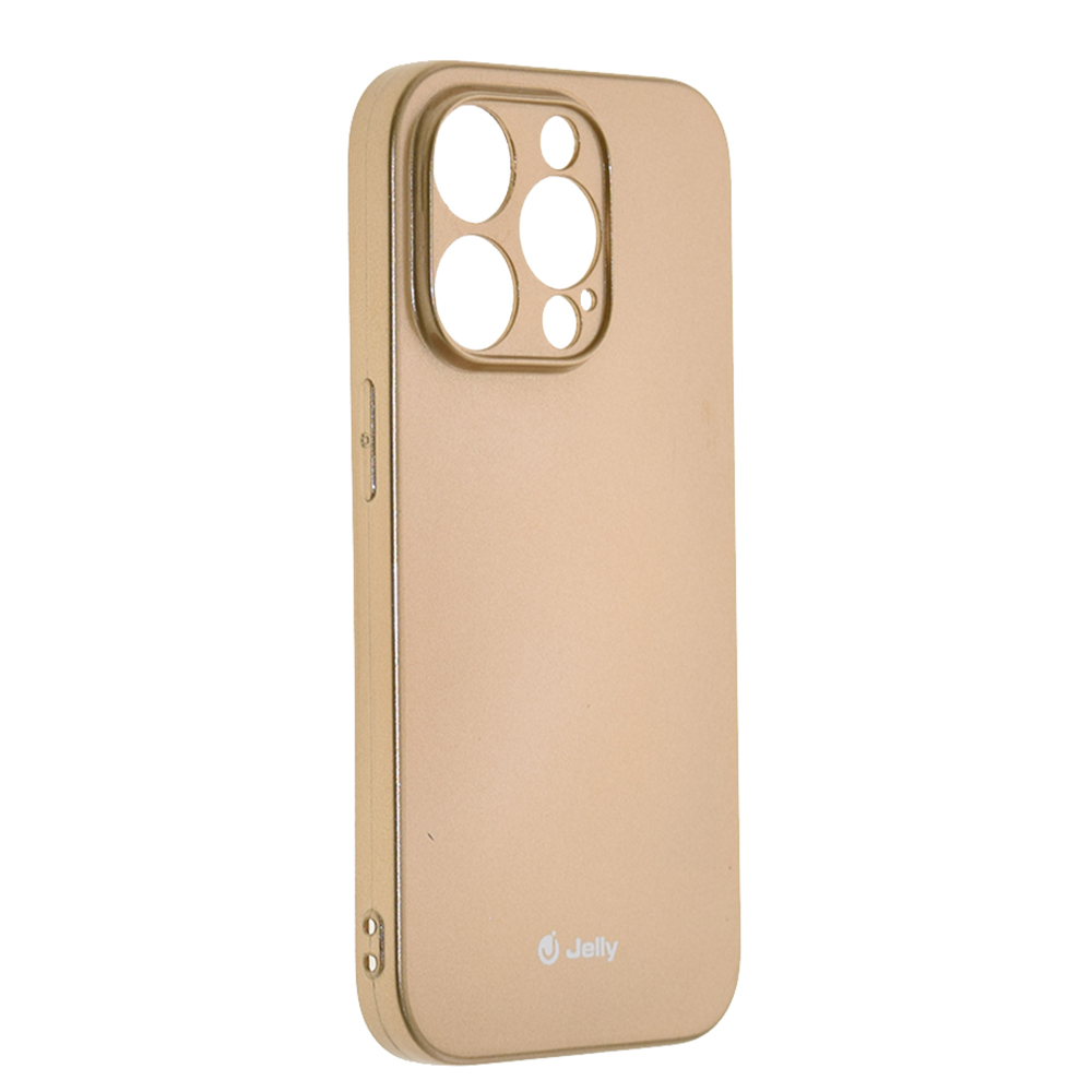 Силиконов калъф Jelly Case за iPhone 14 Pro, Златист
