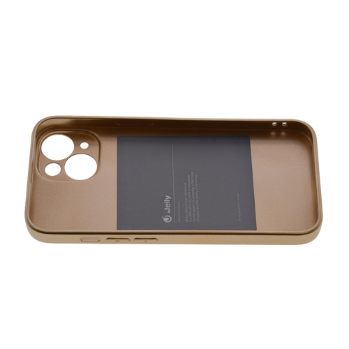 Силиконов калъф Jelly Case за iPhone 14, Златист