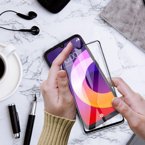 Стъклен Протектор Full Glue Hard Ceramic за Samsung Galaxy A14 5G, Hard Cerami, черен