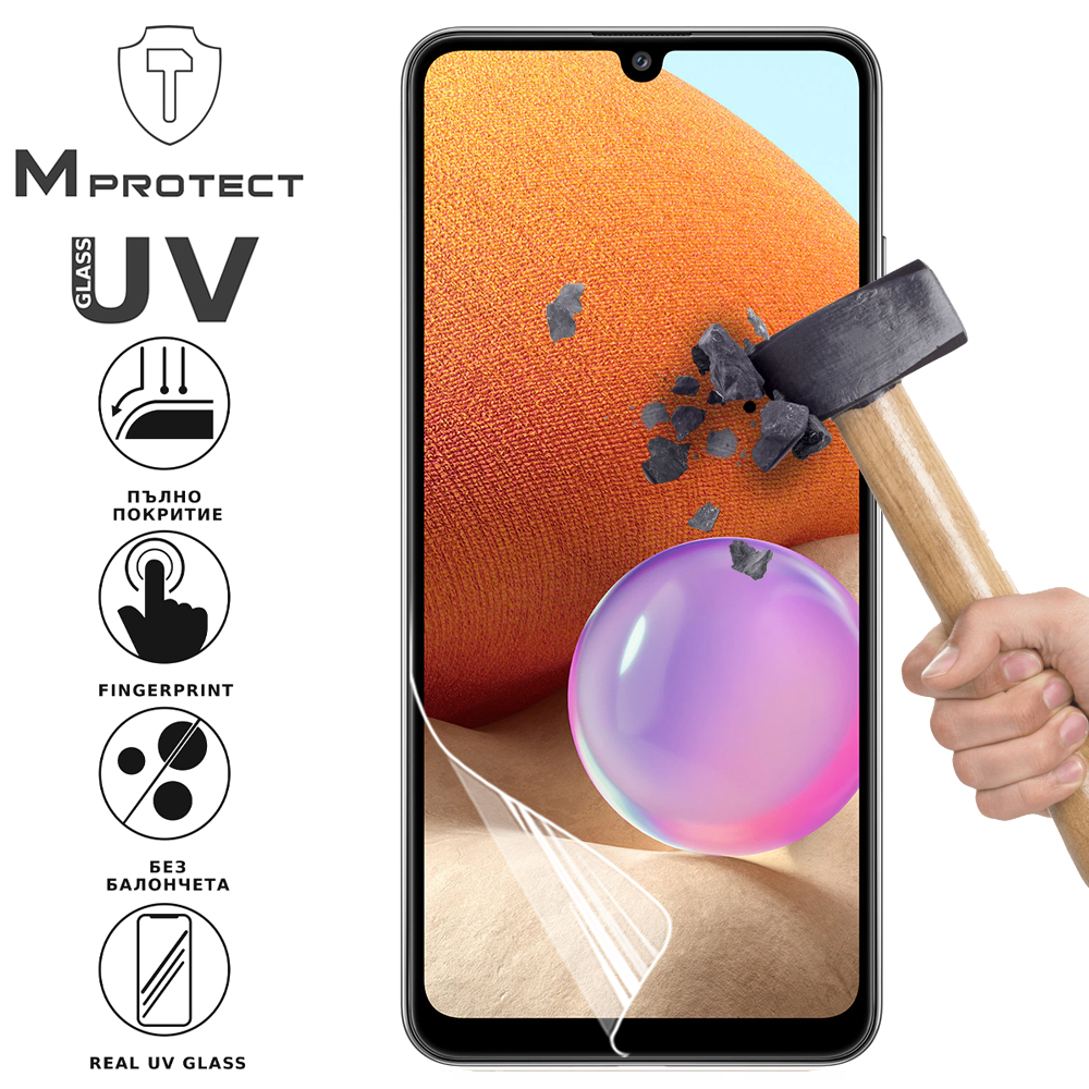 Хидрогел протектор UV Flexible Glass за Samsung Galaxy A32 4G, front full