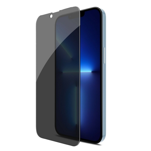Стъклен протектор 5D Full Glue PRIVACY за iPhone 14, Черен