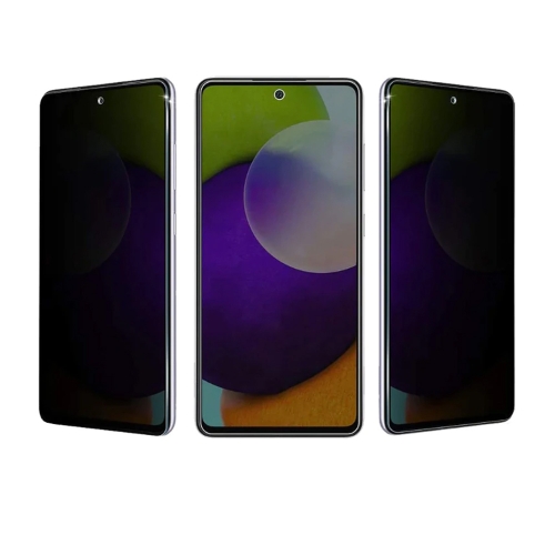Стъклен Протектор 5D Full Glue PRIVACY за Samsung Galaxy A52/A52S, Черен