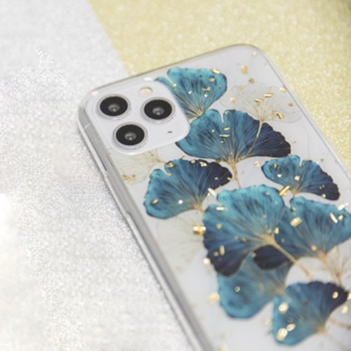 Силиконов калъф GOLD GLAM за IPhone 13 Pro, листа