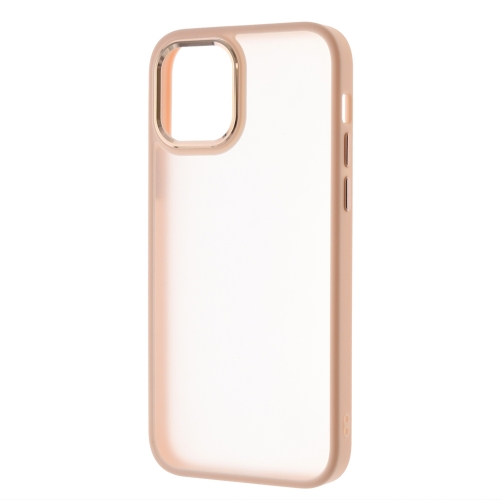 Удароустойчив калъф Satin за iPhone 12/12 Pro, Розово- Златист