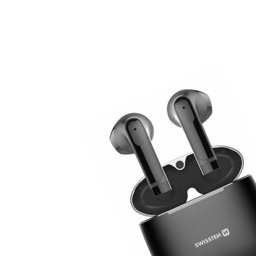 Безжични Слушалки SWISSTEN ALUPODS PRO, TWS, Черен