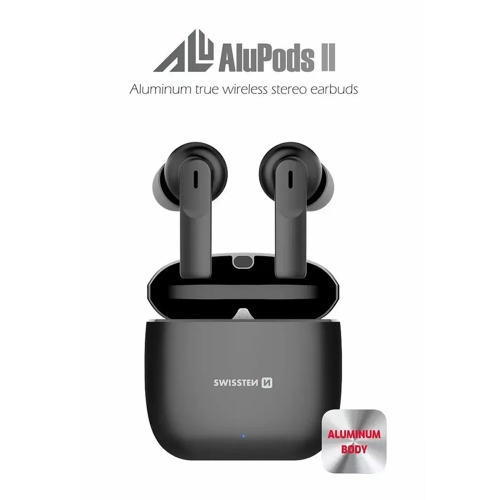 Безжични Слушалки SWISSTEN ALUPODS II, TWS ,Черен