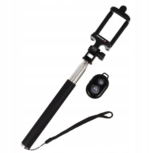 Селфи Стик Swissten Bluetooth, Selfie Stick, Черен