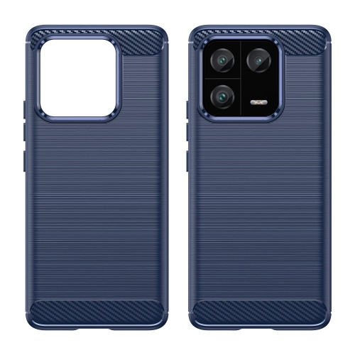 Силиконов Калъф Carbon за Xiaomi 13 Pro, син
