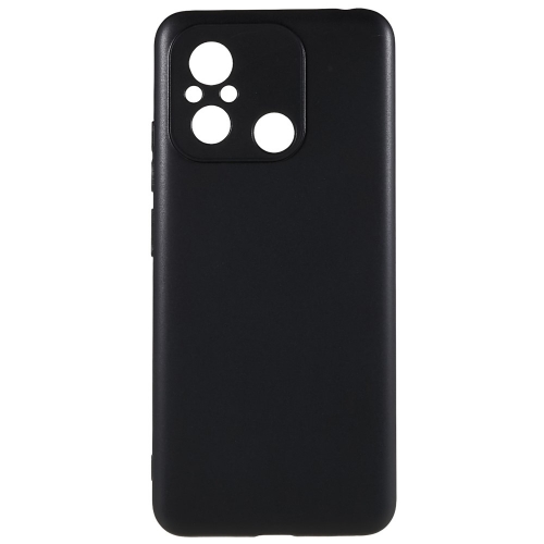 Силиконов калъф Soft Matte за Xiaomi Redmi 12C, черен