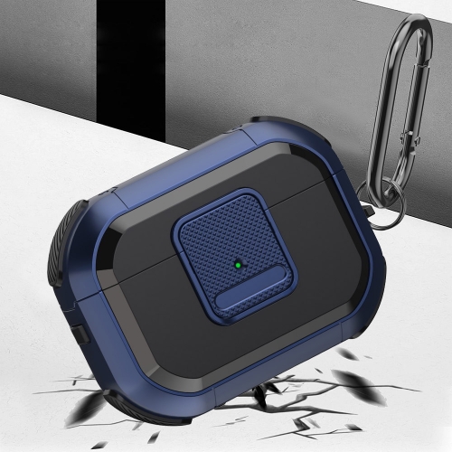 Удароустойчив калъф за слушалки AirPods Pro 2, син