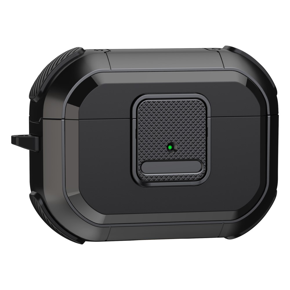 Удароустойчив калъф за слушалки AirPods Pro 2, черен
