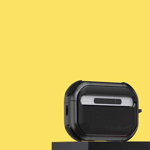 Удароустойчив калъф за слушалки AirPods Pro 2, черен
