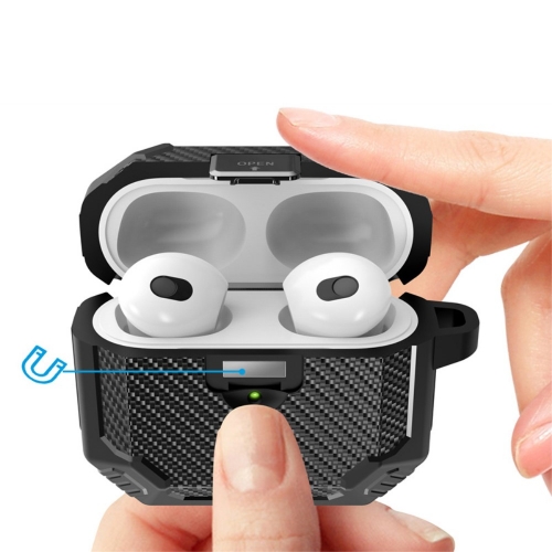 Удароустойчив калъф за слушалки MagneticKKDJ865 AirPods Pro 2, черен