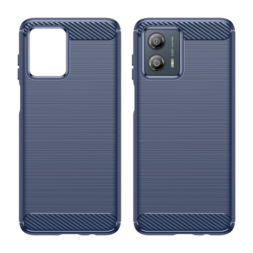 Силиконов Калъф Carbon за Motorola Moto G53 5G, син