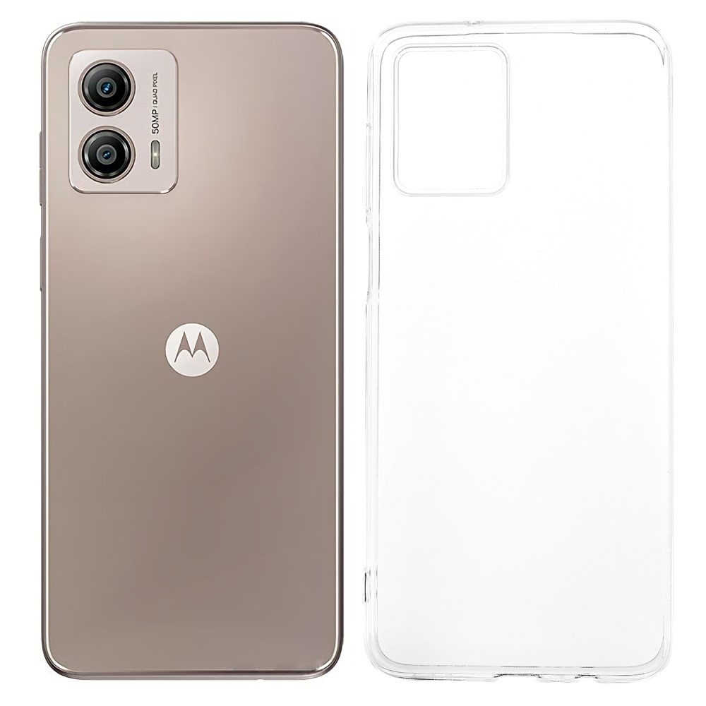 Силиконов калъф за Motorola Moto G53 5G, прозрачен