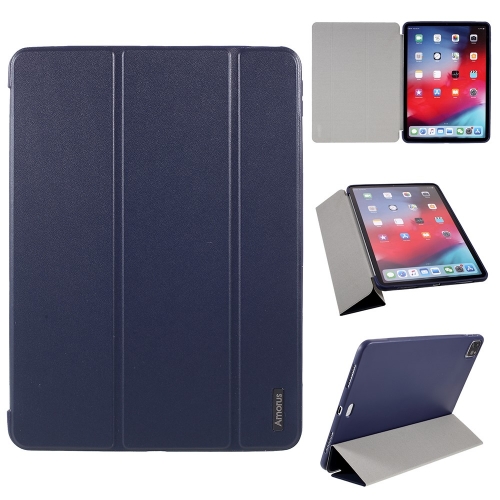 Калъф Тефтер AMORUS iPad Air 2020 / Air 2022 / iPad Pro 11-inch 2020 / 2021 / 2022, син