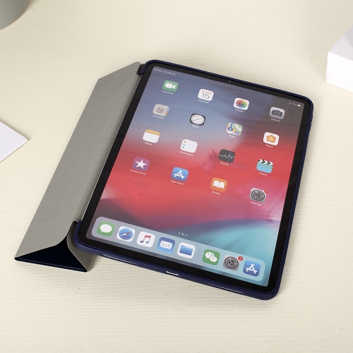 Калъф Тефтер AMORUS iPad Air 2020 / Air 2022 / iPad Pro 11-inch 2020 / 2021 / 2022, син