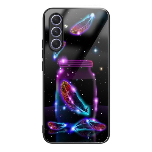 Стъклен калъф Glass за Samsung Galaxy A34 5G, перо