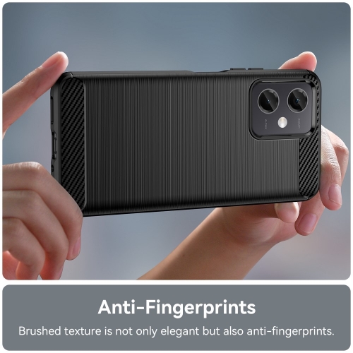 Силиконов Калъф Carbon за Xiaomi Redmi Note 12 5G, черен