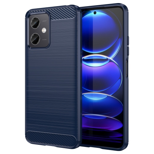 Силиконов Калъф Carbon за Xiaomi Redmi Note 12 5G, син