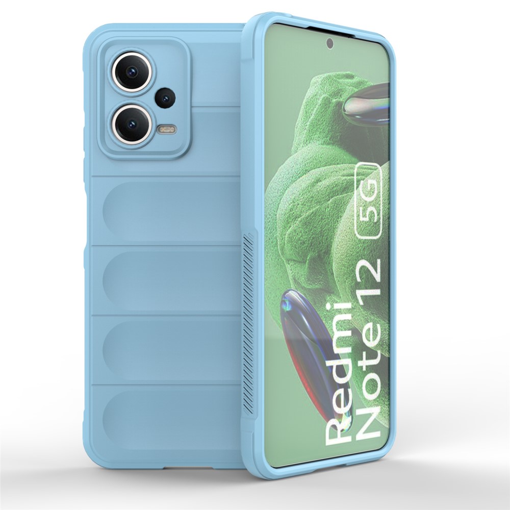 Силиконов калъф Wear-resistant за Xiaomi Redmi Note 12 5G, син