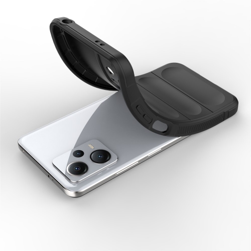 Силиконов калъф Wear-resistant за Xiaomi Redmi Note 12 5G, черен