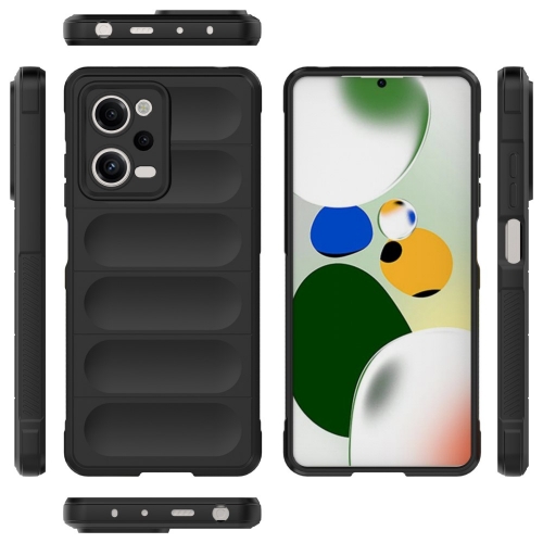 Силиконов калъф Wear-resistant за Xiaomi Redmi Note 12 Pro 5G, черен