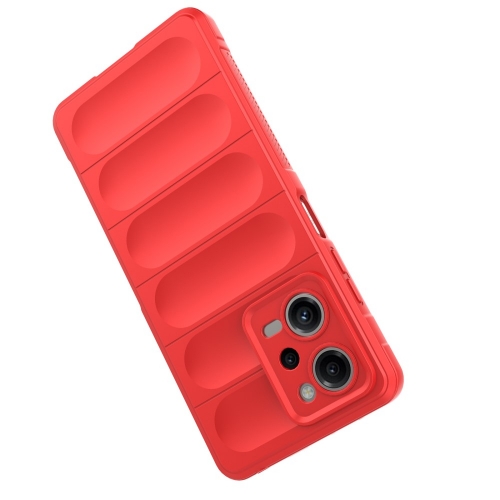 Силиконов калъф Wear-resistant за Xiaomi Redmi Note 12 Pro 5G, червен