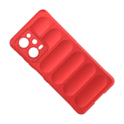 Силиконов калъф Wear-resistant за Xiaomi Redmi Note 12 Pro 5G, червен