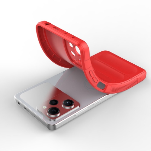 Силиконов калъф Wear-resistant за Xiaomi Redmi Note 12 Pro 5G, червен