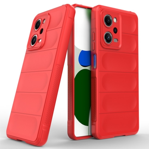 Силиконов калъф Wear-resistant за Xiaomi Redmi Note 12 Pro 5G, червен