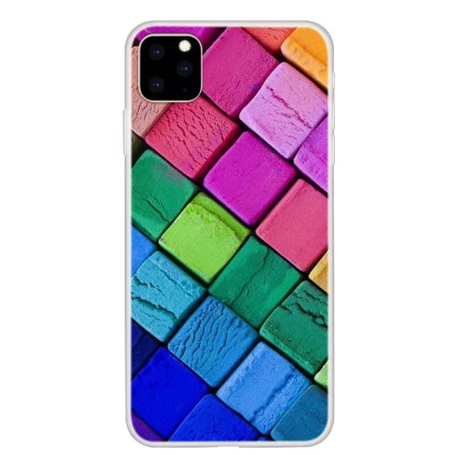 Силиконов калъф за IPhone 11, цветни квадрати