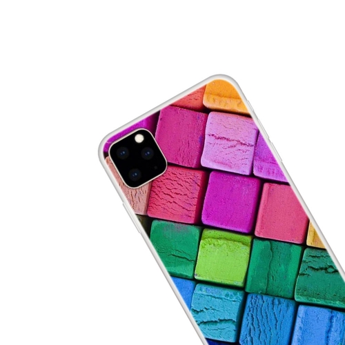 Силиконов калъф за IPhone 11, цветни квадрати