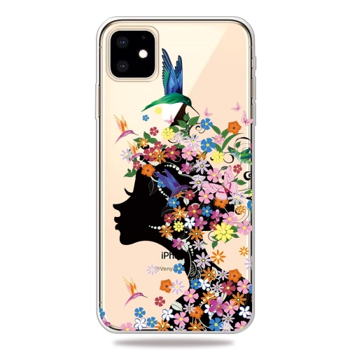 Силиконов калъф за IPhone 11, момиче