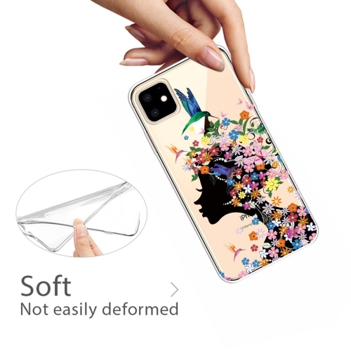 Силиконов калъф за IPhone 11, момиче