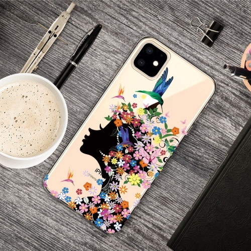 Силиконов калъф за IPhone 11, момиче