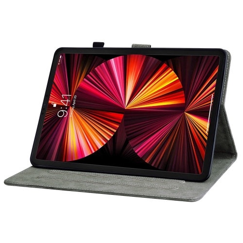Калъф Тефтер Leather Anti-Drop за iPad Pro 12.9 (2020) / (2021) / (2022), черен