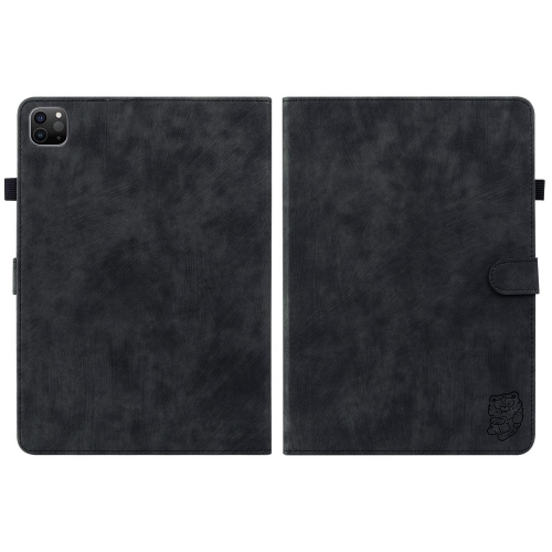 Калъф Тефтер Leather Anti-Drop за iPad Pro 12.9 (2020) / (2021) / (2022), черен